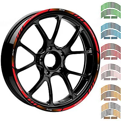 $12.48 • Buy 17  18   CB500F  Logo Wheel Rim Tape Decal Stripes Sticker For Honda CB500F ABS