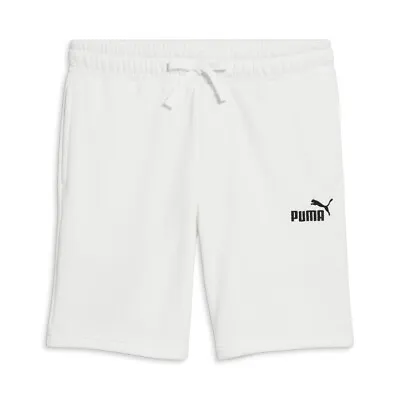 Puma Essential 7 Inch Shorts Mens White Casual Athletic Bottoms 67630302 • $14.99