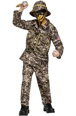 Brand New Army Marine Desert Military Commando Child Costume • $20.93