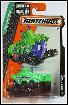 Matchbox Green Deep Diver Submarine 110/120 Package Issues • $1.99