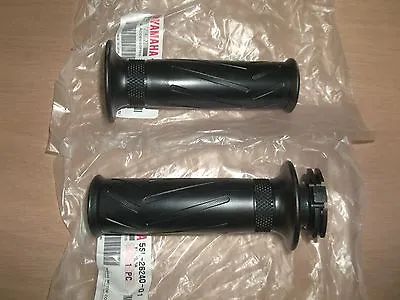 New OEM Yamaha Grips + Throttle Sleeve Tube YZFR6 YZF R6 2005 YZFR6S R6S 03-09 • $34.99