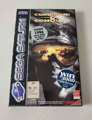 Command And Conquer - Sega Saturn SS Game *W/ Manual - PAL - Free Tracking* • $69.99