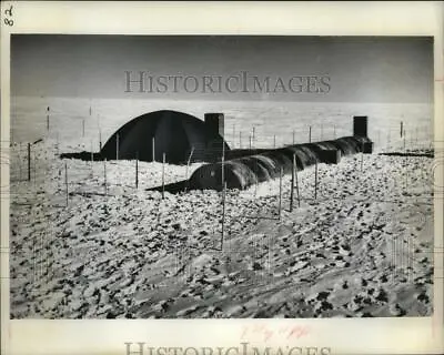 1970 Press Photo Geodesic Dome Model To Be Constructed In The McMurdo Station • $19.99
