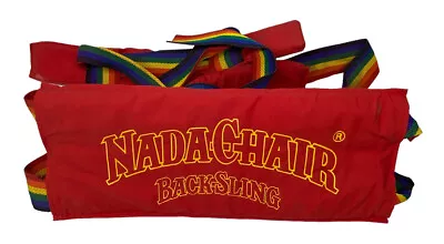 Nada Chair Back Sling Lumbar Support Posture Control Red Rainbow Ergonomic • $30