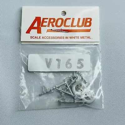 Vtg Aeroclub V165 F-100 Super Sabre Model Jet Undercarriage Set 1/72 White Metal • $7.49