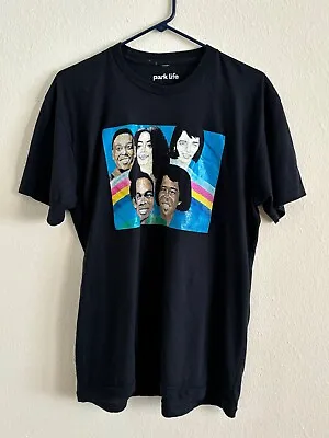 Michael Jackson Elvis James Brown - Vintage Men's T-Shirt - Park Life - Funk • $10