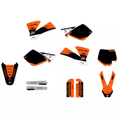 Ninetwo Decals KTM 65SX 02-08 Black Orange W/ Black BGS Graphics Kit • $139.95