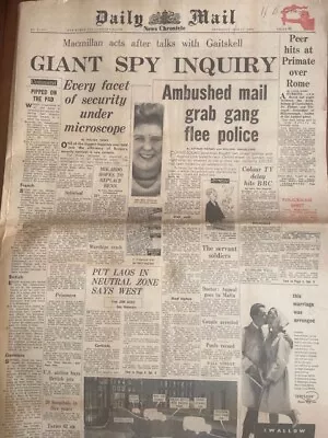 Daily Mail Newspaper Published May 11th 1961. Complete • £7