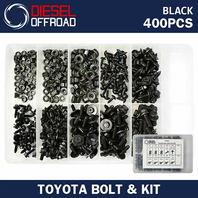 Bolt + Nut Kit 400 Pcs For Race Carrally Cardriftcartrack Cargtrgts-t180sx • $85