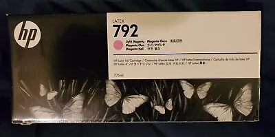 Genuine HP 792 Latex Ink Cartridge - Light Magenta CN710A 775ml Dated 12/27/2021 • $111.50