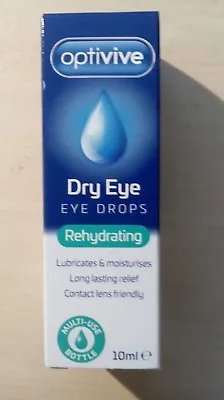 £3.40 • Buy Optivive Dry Eye Rehydrating Eye Drops Suitable For Contact Lenses.