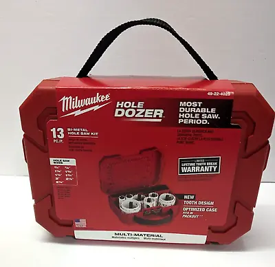 Milwaukee Hole Dozer General Purpose Bi-Metal Hole Saw Set 13-Piece New • $65