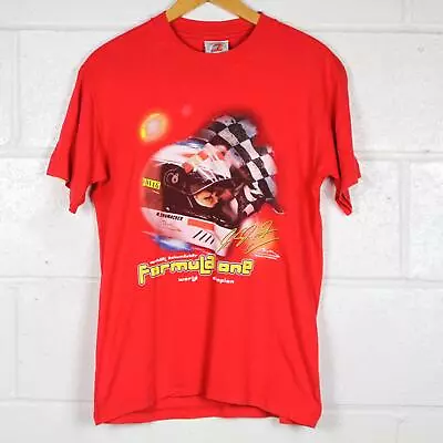 MICHAEL SCHUMACHER Sports T-SHIRT    Red    SizeMedium   045 P • £27.49