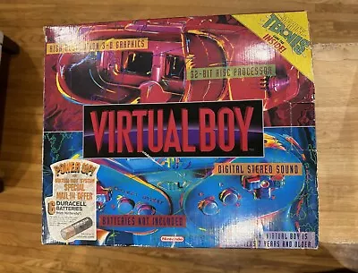 Nintendo Virtual Boy Complete With Plastic Bags Manuals And Inserts W/ 6 Games. • $1090.47