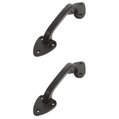 Replacement Cast Iron Garage Exterior Door Handle Black Barn Door Handle • £19.85