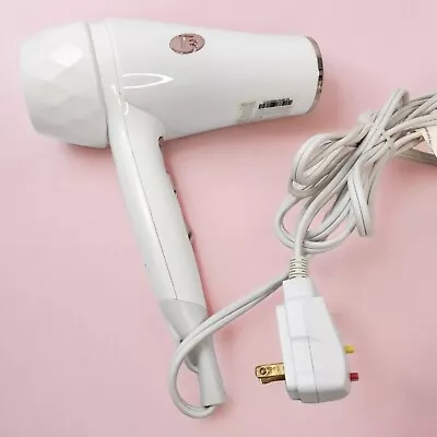 T3 Micro Featherweight 2 Luxe 2i Ionic Hair Blow Dryer White 73871 - Tested • $29.95