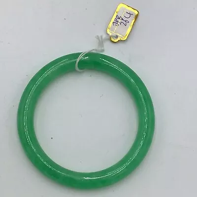 Chinese Gift Genuine Green Vintage Burma Jade Bangle Bracelet (JPB262) • $153.09