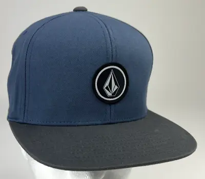 Volcom Trucker Snapback Hat Cap Blue And Gray Adult One Size • $12.99