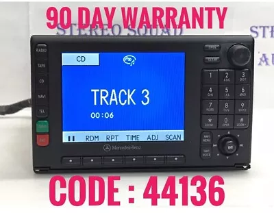 98-05 MERCEDES W163 ML320 NAVIGATION NON-BOSE Radio Tape Player MER010 • $315