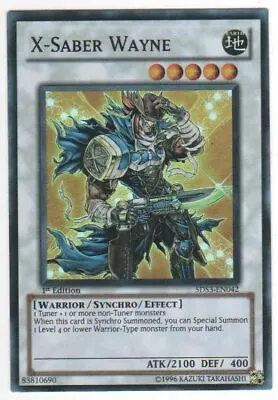 3x X-Saber Wayne - 5DS3-EN042 - Super Rare - 1st Edition Moderately Played 5DS3  • $2.01