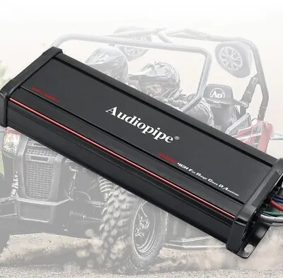 Audiopipe Powersports Waterproof 1000W 4 Ch Micro Amp RZR Motorcycle UTV Marine • $249.99