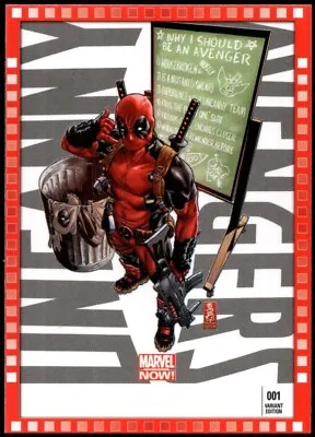 2013 UD Marvel Now!  CUTTING EDGE VARIANT COVER  #101-DP...UNCANNY AVENGERS #1 • $4