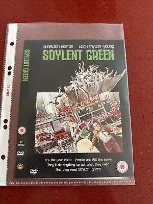 Soylent Green (DVD 1973) Charlton Heston Leigh Taylor-Young - Crime Sci-Fi • £7.30