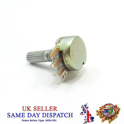 Mono Linear B Potentiometer Ohm Mixer Volume Tone UK Stock • £2.86