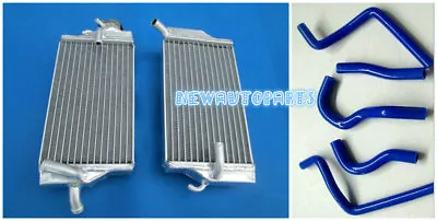 Blue L&R Aluminum Radiator + Hose For HONDA CR 125 R/CR125R 2-STROKE 2004 04  • $98