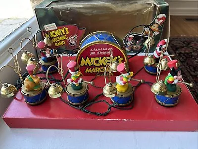 Vintage 1993 Disney Mickey's Marching Band 35 Christmas Carols Mr Christmas 0221 • $149.99