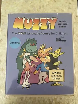 Muzzy Video German Early Advantage BBC Language Course For Children 1990 VHS • $17.99