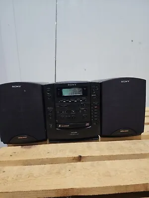 Sony 6 CD Changer/Tape Vtg 90's Ghetto Blaster Bookshelf Boombox  CFD-626🔥🔥🔥 • $120