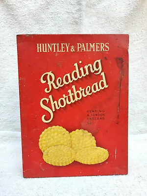1950s Vintage Huntley Palmers Reading Shortbread Confectionery Tin Box TB1373 • $83.80
