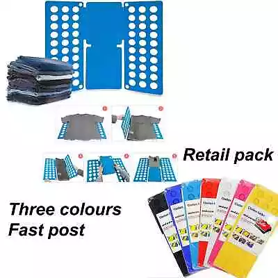 Adult Magic Clothes Folder Organiser T Shirt Jumper Easy Fold Laundry Uk Seller • £10.50