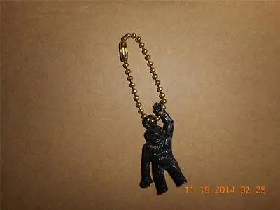 VINTAGE 60's/70's MONKEY /GORILLA KEYCHAIN MARKED HONG KONG AWESOME FIND! • $11.99