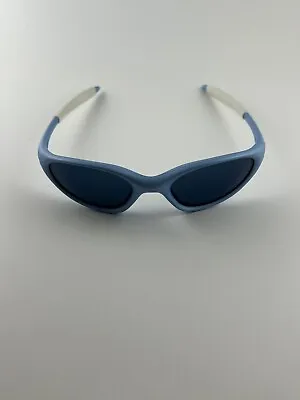 Oakley Minute Powder Blue Frame Ice Iridium Lens Gen 2 Blue Silver Icons RARE • $199.99