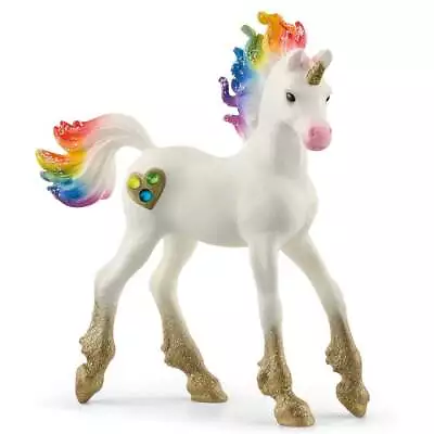 Schleich Bayala 70727 Rainbow Love Unicorn Foal Figure • £8.69