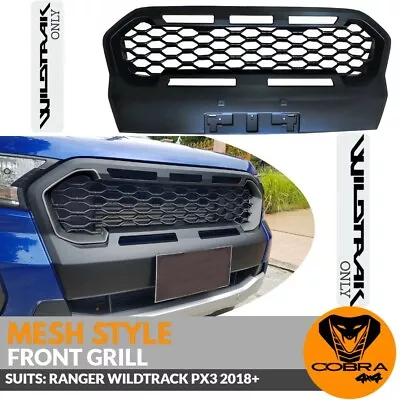 Mesh Grill Suits Ford Ranger Wild Track PX3 2018 2019 2020 2021 • $199