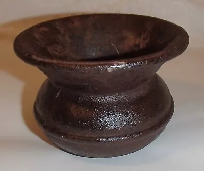 Vintage Miniature 3.5  Diameter 2.5  Tall Cast Iron Bowl/Pot/Cauldron • $11.99