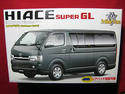 Toyota Hiace Super GL 2004 Mini Van 1:24 Aoshima Plastic Model Kit Japan Rare • $51.37