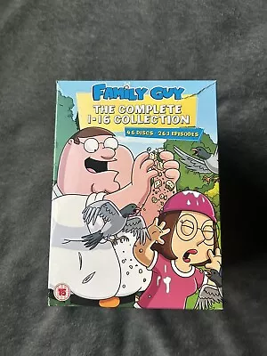 Family Guy: The Complete 1-16 Collection DVD Box Set • £18.50