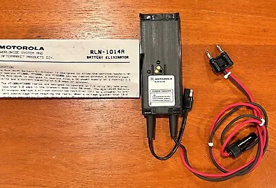 Motorola RLN-1014A Battery Eliminator For HT1000 MT2000 MTS2000 Portable Radio • $125