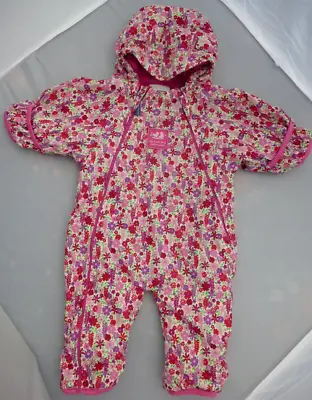 Jojo Maman Bebe SNOWSUIT 0-3m ⭐️ Waterproof Fleece Lined All-In-One Warm Coat • £15