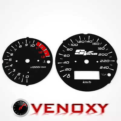 Suzuki SV 650 N 1999-2002 KM/H Aftermarket Instrument Cluster Black Gauge Faces • $44.99