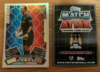 £4.50 • Buy Topps Match Attax 2011/12 Hundred Club Man City's Joe Hart Card