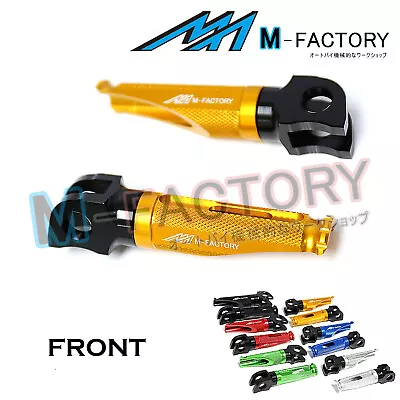 For Yamaha Vmax 1700 09-17 Yzf 1000r Thunderace Motorcycle Foot Pegs Front • $44.09