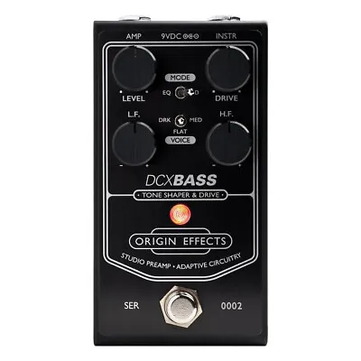 Origin Effects DCX Bass Tone Shaper/Drive Effects Pedal Black Edition • $319
