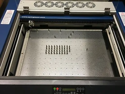 COMPLETE  MAGNE-GRID  SET - 20 X32  50 PINS & 3 EDGE GUIDES Epilog Laser Vector • $349