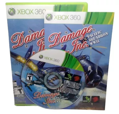 Damage Inc.: Pacific Squadron WWII (Microsoft Xbox 360 2012) Video Game • $14.95
