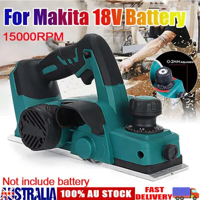 Cordless 82mm Planer Handheld Woodworking Plane For Makita 18V Battery DKP180Z • $89.99